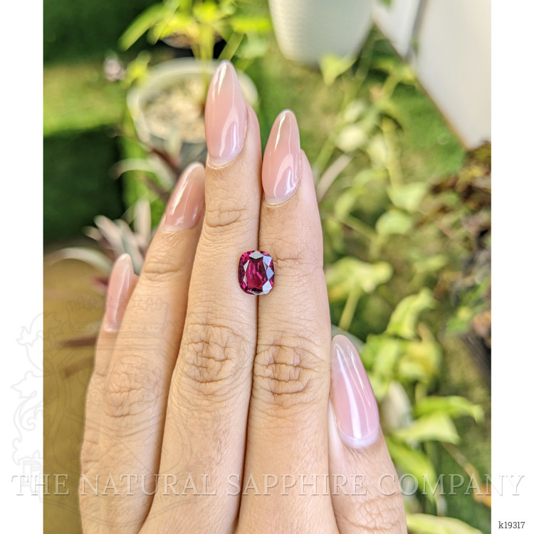 2.10 Ct. Rhodolite Garnet from Ceylon (Sri Lanka)