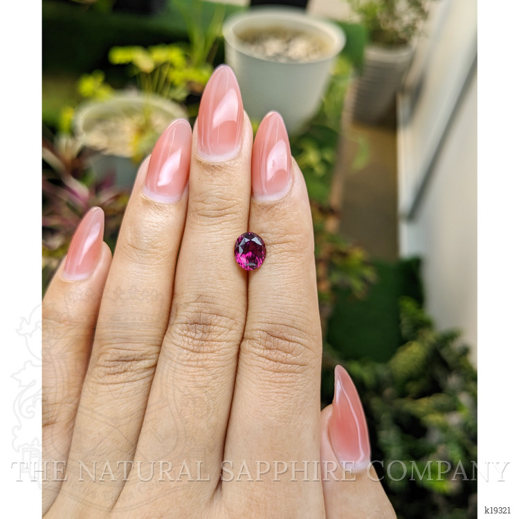 1.91 Ct. Rhodolite Garnet from Ceylon (Sri Lanka)