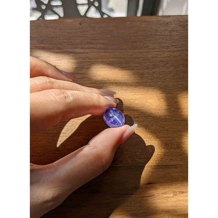 8.53 Ct. Cabochon Tanzanite from Tanzania