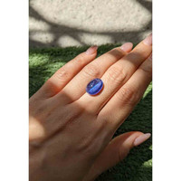 8.41 Ct. Cabochon Tanzanite from Tanzania Life Style