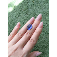 8.41 Ct. Cabochon Tanzanite from Tanzania Life Style