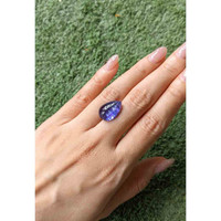 12.33 Ct. Cabochon Tanzanite from Tanzania Life Style