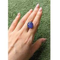 28.43 Ct. Cabochon Tanzanite from Tanzania Life Style
