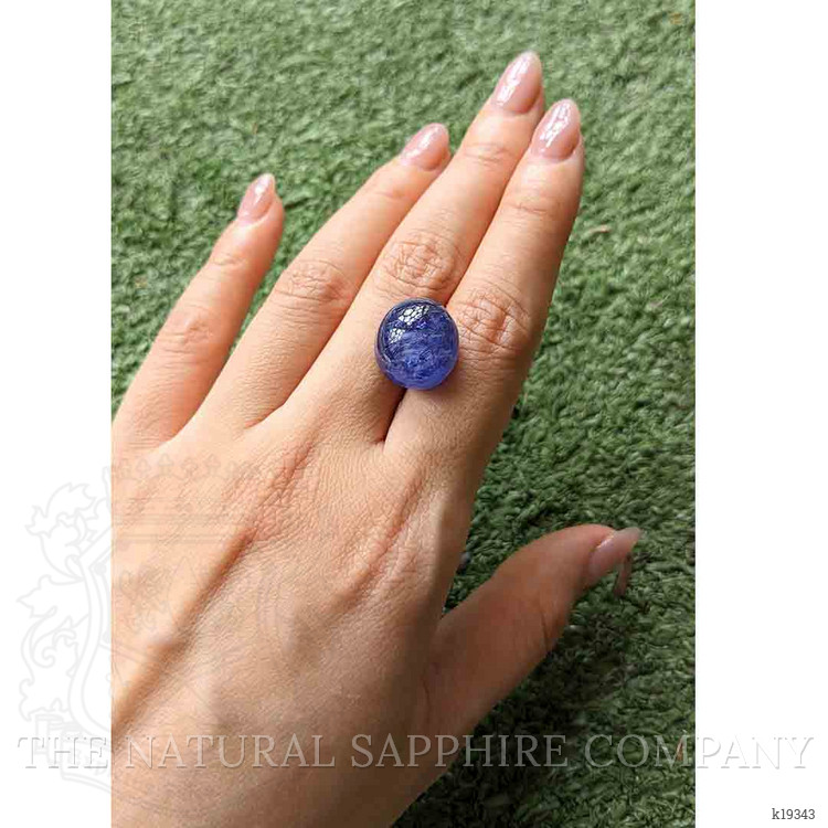28.43 Ct. Cabochon Tanzanite from Tanzania