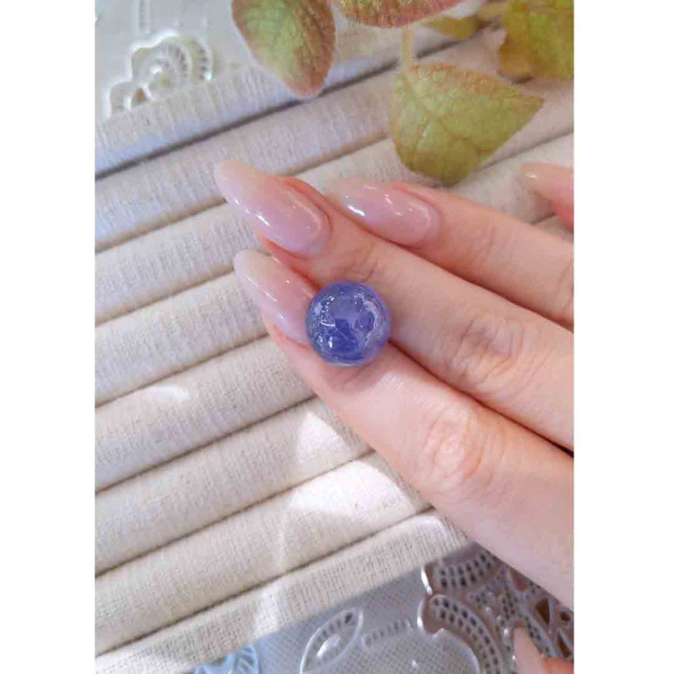 22.79 Ct. Cabochon Tanzanite from Tanzania