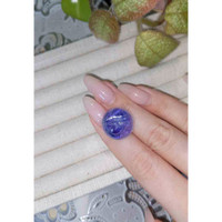36.89 Ct. Cabochon Tanzanite from Tanzania Life Style