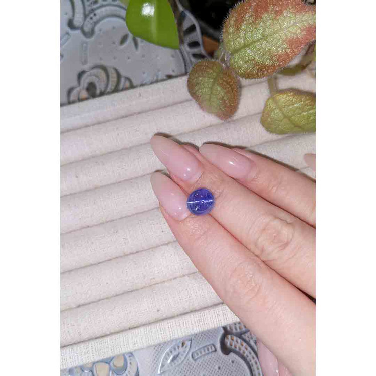 6.48 Ct. Cabochon Tanzanite from Tanzania