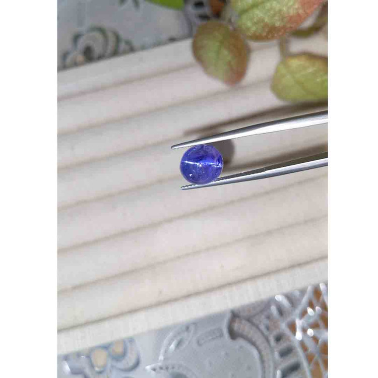 6.48 Ct. Cabochon Tanzanite from Tanzania