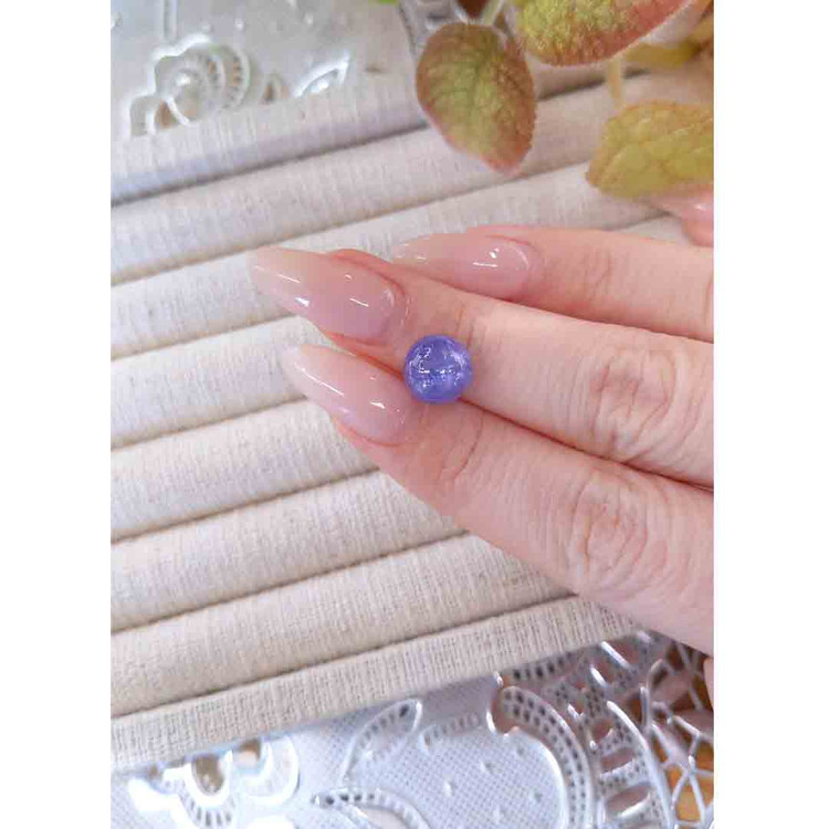 6.46 Ct. Cabochon Tanzanite from Tanzania