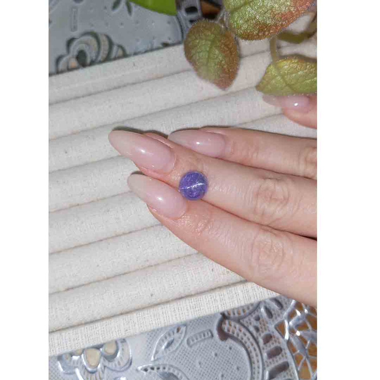 6.46 Ct. Cabochon Tanzanite from Tanzania