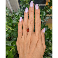 4.04 Ct. Reddish Orange Spessartite Garnet from Madagascar Life Style
