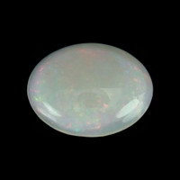 0.78 Ct. Cabochon White Opal from Ethiopia Video
