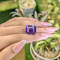 15.43 Ct. Amethyst from Ceylon (Sri Lanka) Life Style