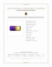 6.71 Ct. Bi Color Ametrine from Ceylon (Sri Lanka) Scan Report