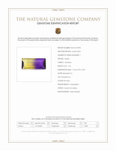 7.24 Ct. Bi Color Ametrine from Ceylon (Sri Lanka) Scan Report