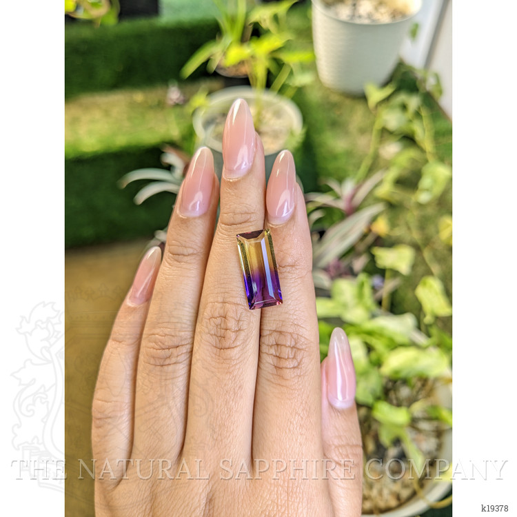 7.24 Ct. Ametrine from Ceylon (Sri Lanka)