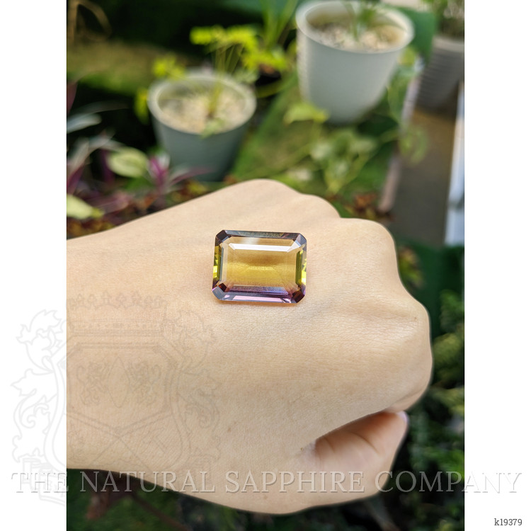 16.57 Ct. Ametrine from Ceylon (Sri Lanka)