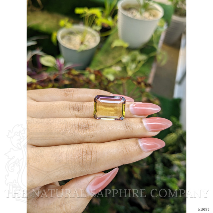 16.57 Ct. Ametrine from Ceylon (Sri Lanka)