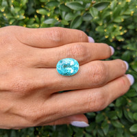 7.26 Ct. Paraiba Tourmaline from Mozambique Life Style