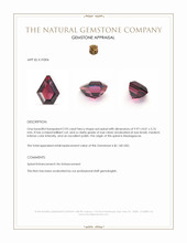 2.95 Ct. Red Spinel from Madagascar Appraisal