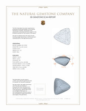 1.65 Ct. Tsavorite Garnet from Madagascar 3 D Scan Report