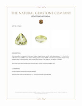 4.26 Ct. Lemon Quartz from Russia Appraisal