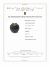 27.29 Ct. Cabochon Jade from Burma (Myanmar) Scan Report