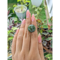 27.29 Ct. Cabochon White Opal from Burma (Myanmar) Life Style