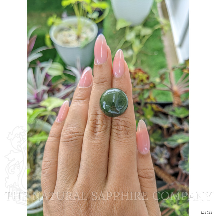 27.29 Ct. Cabochon White Opal from Burma (Myanmar)