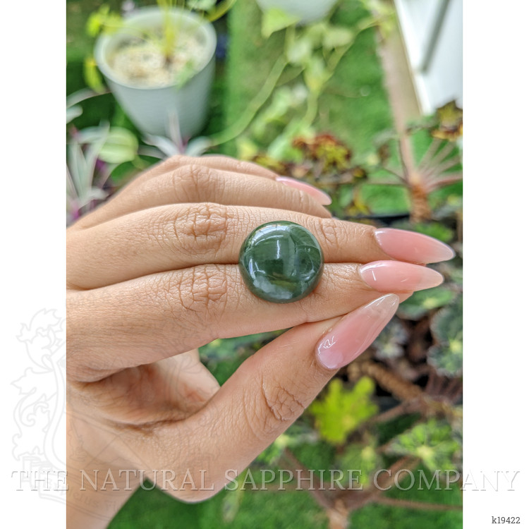 27.29 Ct. Cabochon White Opal from Burma (Myanmar)