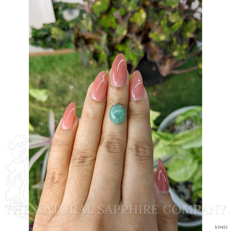 4.43 Ct. Cabochon White Opal from Burma (Myanmar)