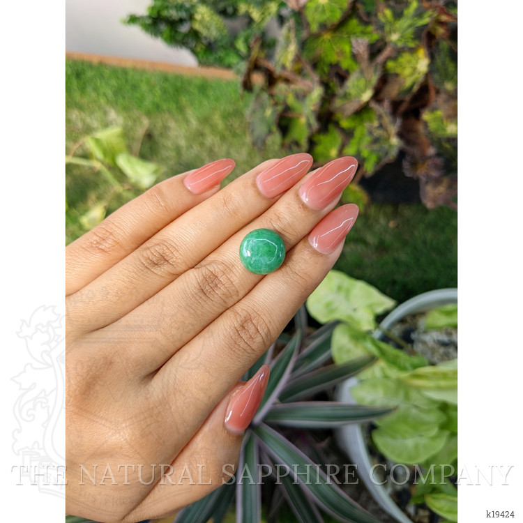 6.98 Ct. Cabochon White Opal from Burma (Myanmar)