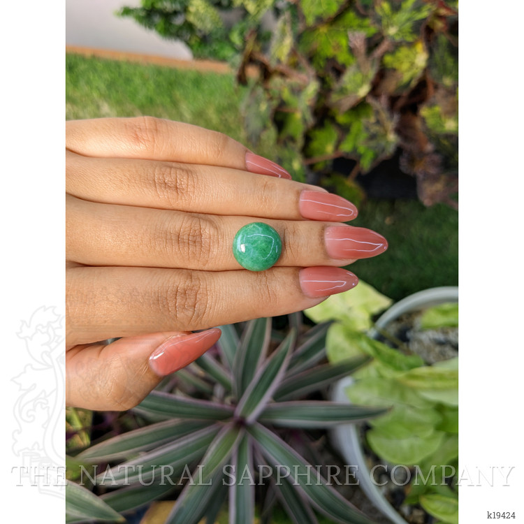 6.98 Ct. Cabochon White Opal from Burma (Myanmar)