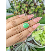 5.60 Ct. Cabochon White Opal from Burma (Myanmar) Life Style