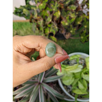 12.94 Ct. Cabochon White Opal from Burma (Myanmar) Life Style