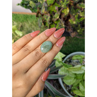 12.94 Ct. Cabochon White Opal from Burma (Myanmar) Life Style