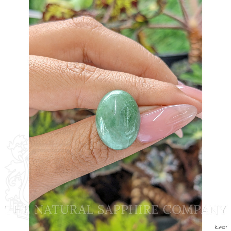 11.97 Ct. Cabochon White Opal from Burma (Myanmar)