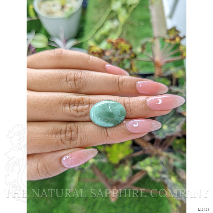 11.97 Ct. Cabochon White Opal from Burma (Myanmar)