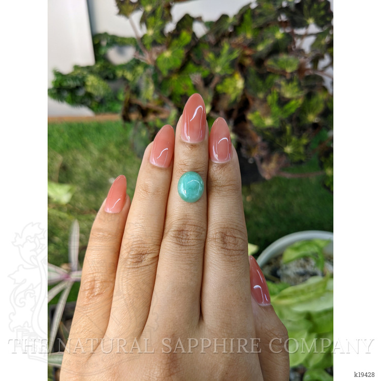 4.30 Ct. Cabochon White Opal from Burma (Myanmar)