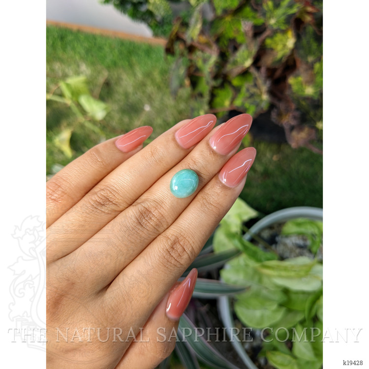 4.30 Ct. Cabochon White Opal from Burma (Myanmar)