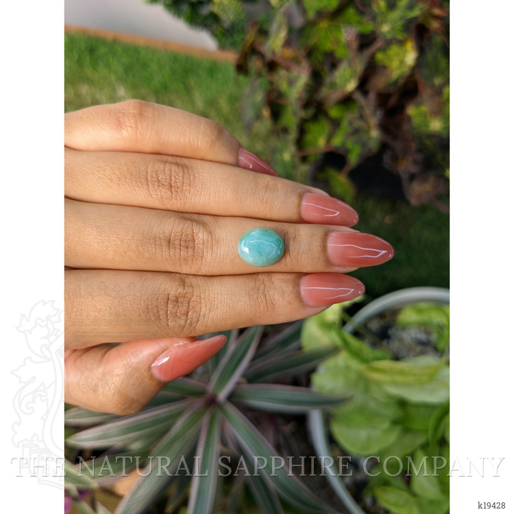 4.30 Ct. Cabochon White Opal from Burma (Myanmar)