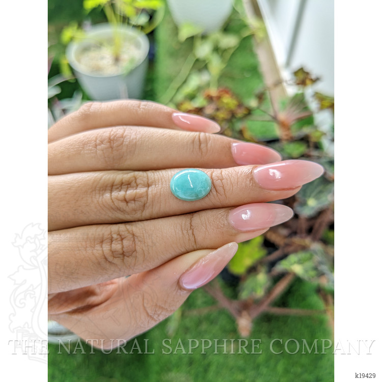 4.18 Ct. Cabochon White Opal from Burma (Myanmar)