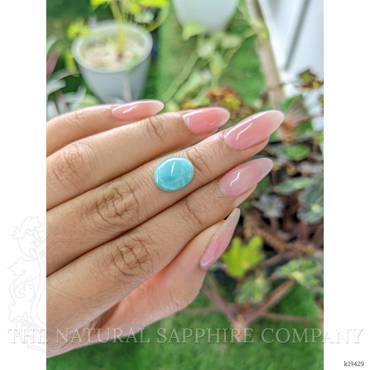 4.18 Ct. Cabochon White Opal from Burma (Myanmar)