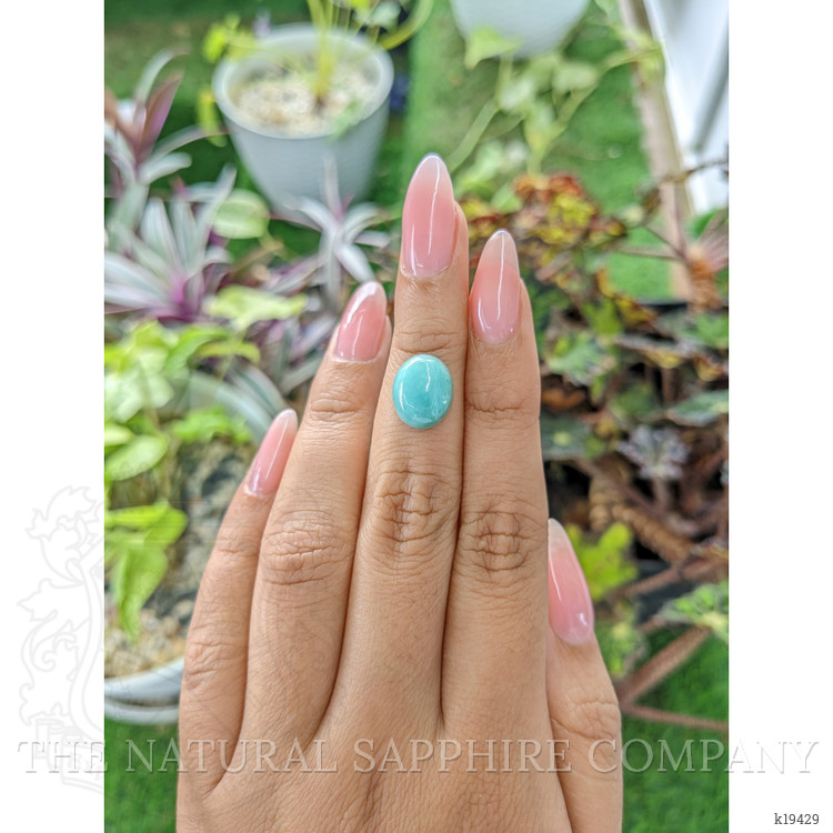 4.18 Ct. Cabochon White Opal from Burma (Myanmar)