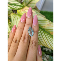 4.20 Ct. Aquamarine from Ceylon (Sri Lanka) Life Style