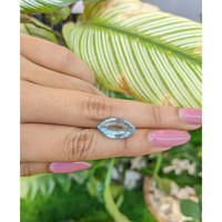 4.20 Ct. Aquamarine from Ceylon (Sri Lanka) Life Style