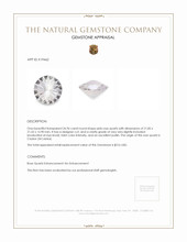 26.96 Ct. Pink Rose Quartz from Ceylon (Sri Lanka) Appraisal