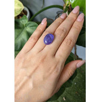 16.51 Ct. Cabochon Tanzanite from Tanzania Life Style