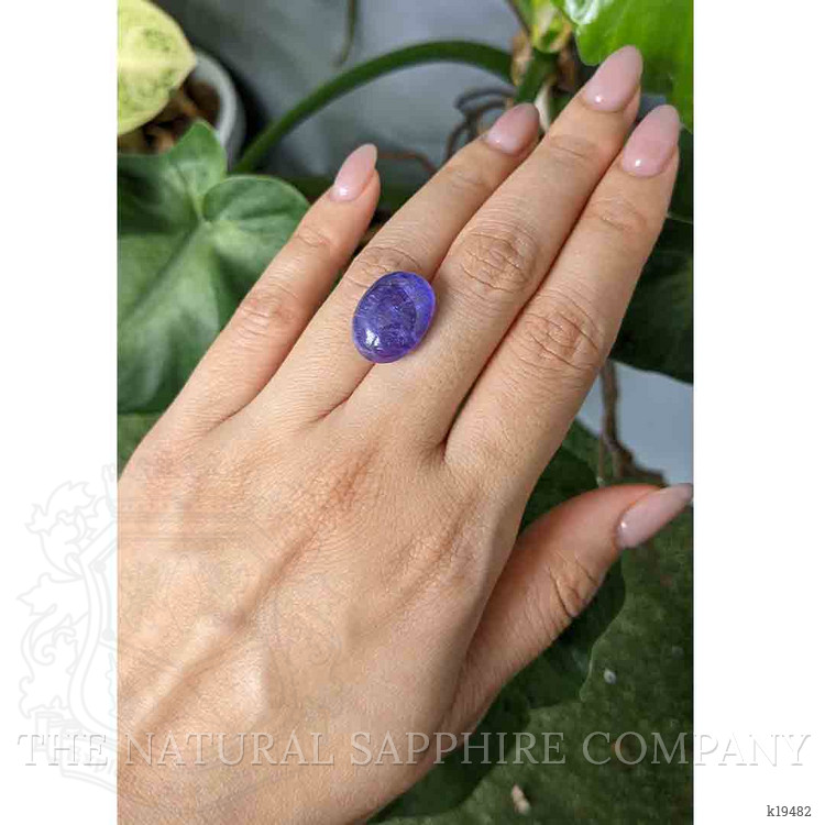 16.51 Ct. Cabochon Tanzanite from Tanzania