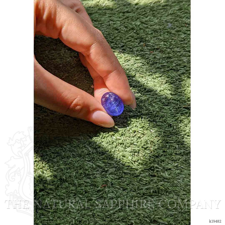 16.51 Ct. Cabochon Tanzanite from Tanzania